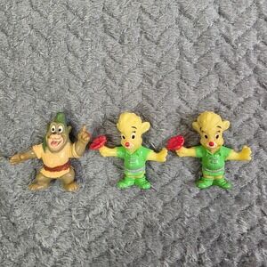Vintage 1991 Disney Gummi Bears PVC Figure Lot Cubbi Gummi Toadwart Toy